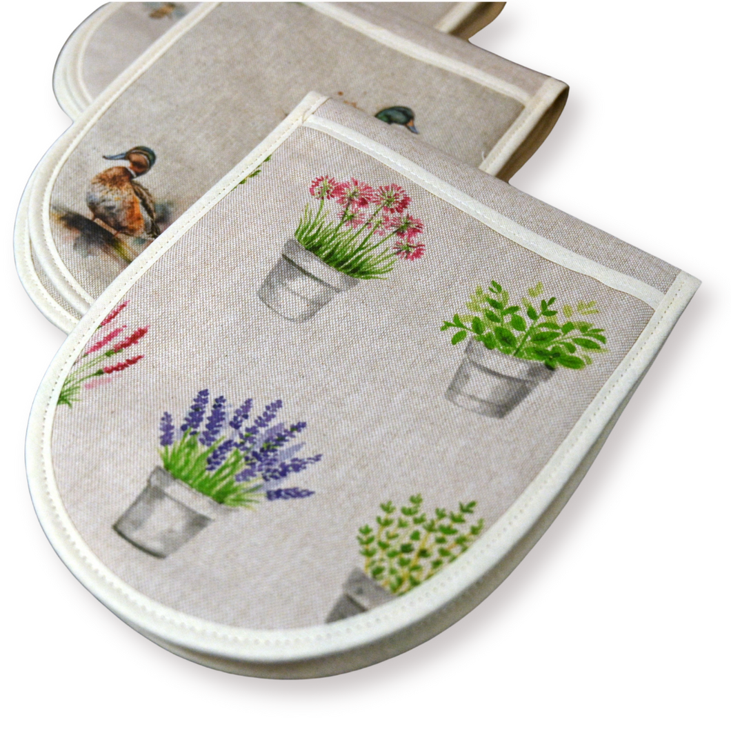 Oven Gloves - Herb Garden