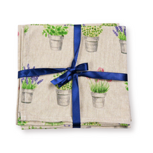 Load image into Gallery viewer, Napkins x 4, Herb Garden
