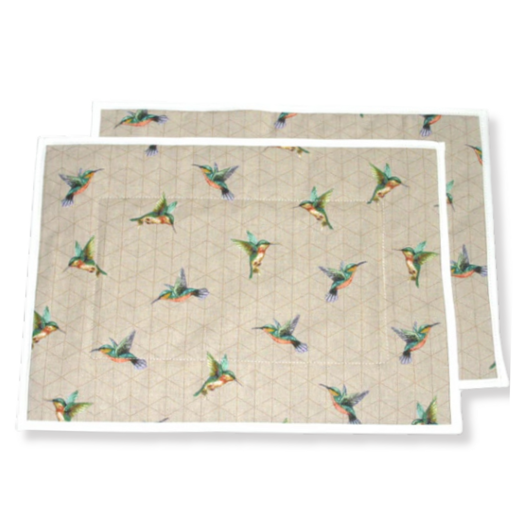 Placemats, Humming Birds